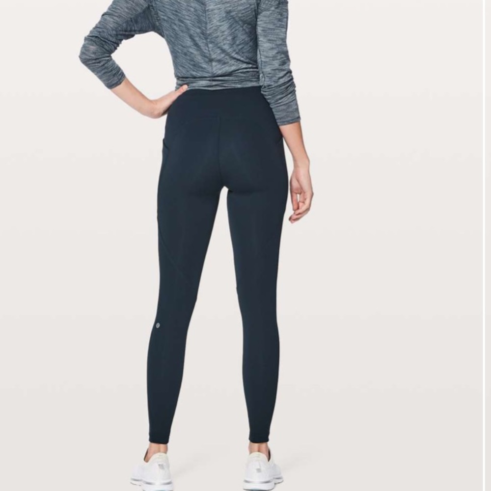 LULULEMON- lead the pack tight 28” nocturnal teal